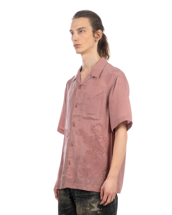 maharishi | 5100 Take Tora Summer Shirt Flag Pink - Concrete