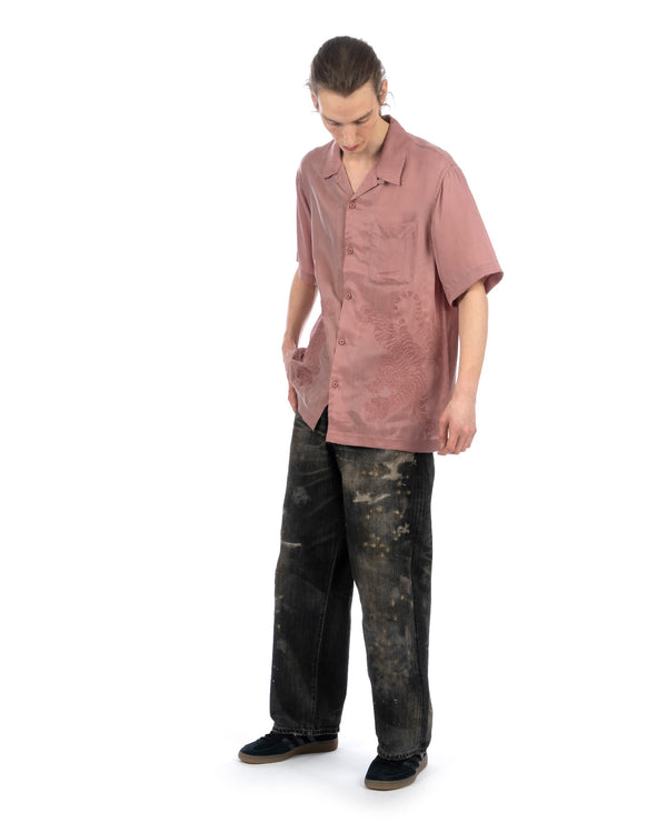 maharishi | 5100 Take Tora Summer Shirt Flag Pink - Concrete