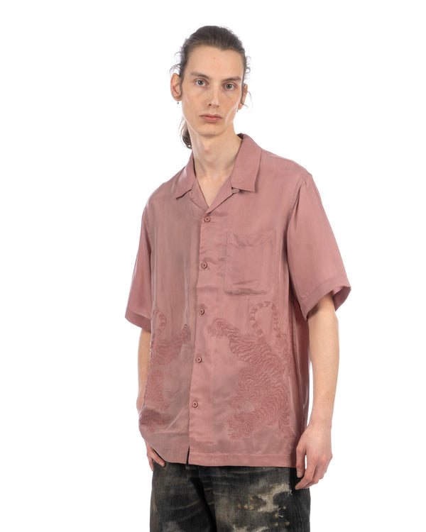 maharishi | 5100 Take Tora Summer Shirt Flag Pink - Concrete