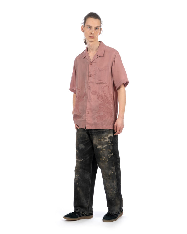 maharishi | 5100 Take Tora Summer Shirt Flag Pink - Concrete