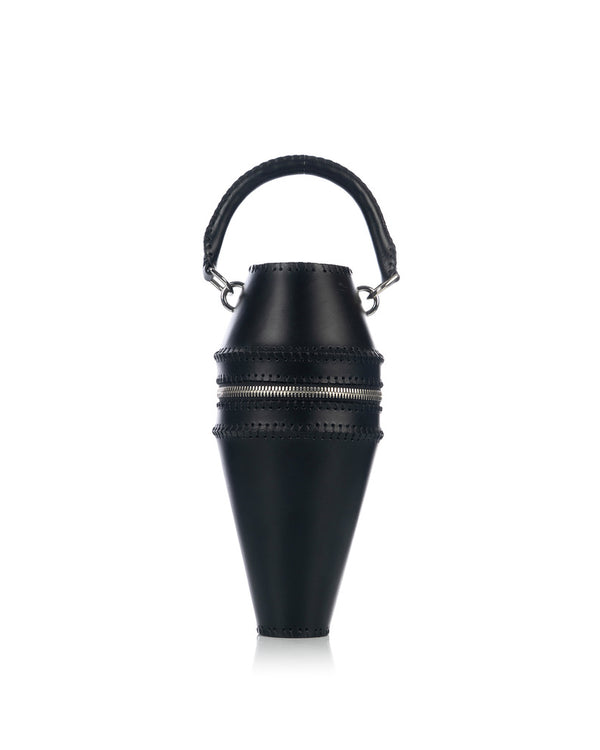 Saddermander | The Urn Petite Bag Black - Concrete