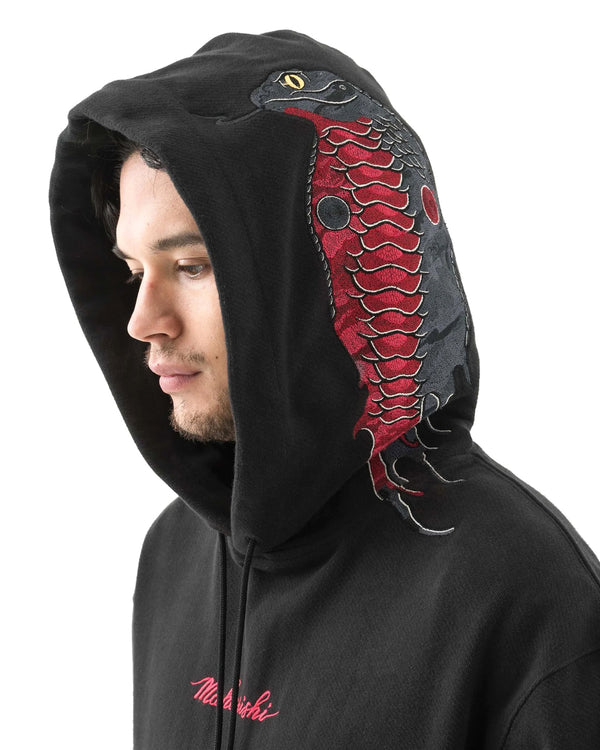 maharishi | 6010 Cobra Hoodie Black - Concrete
