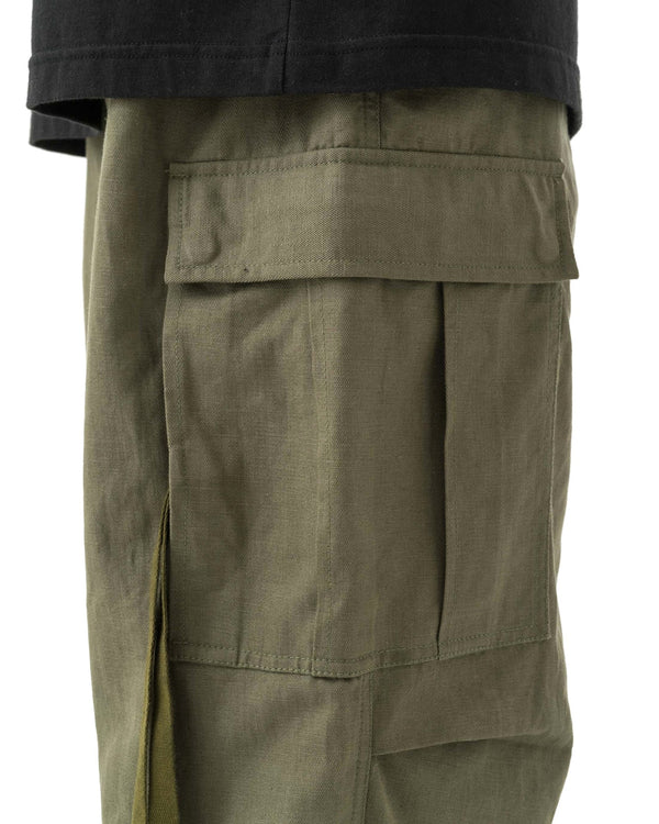 maharishi | 6120 Hemp M65 Cargo Pants Olive - Concrete