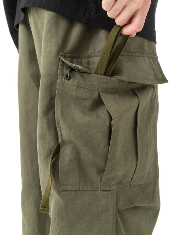 maharishi | 6120 Hemp M65 Cargo Pants Olive - Concrete
