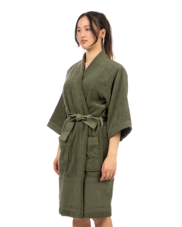 maharishi | 9370 Kimono Robe Olive - Concrete