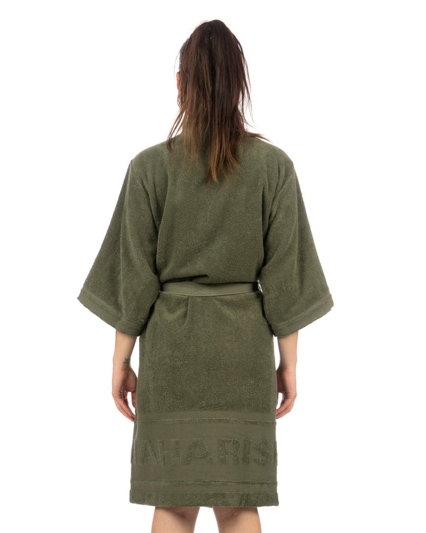 maharishi | 9370 Kimono Robe Olive - Concrete