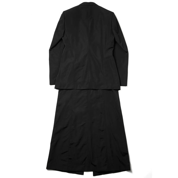 JULIUS | Layered Tailored Woven Jacket Black - Concrete