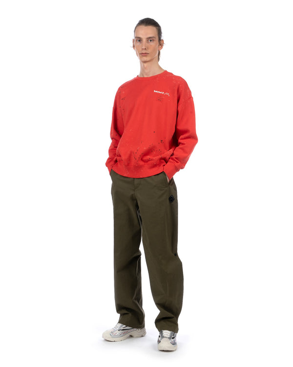 A-COLD-WALL* | x Timberland Crewneck Volt Red - Concrete
