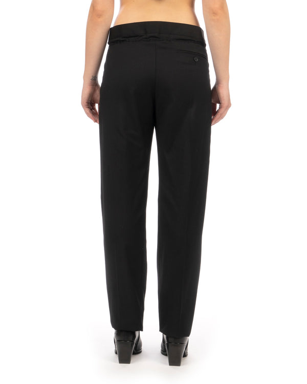 adidas Silver | M Gathered Wool Pant Black - Concrete