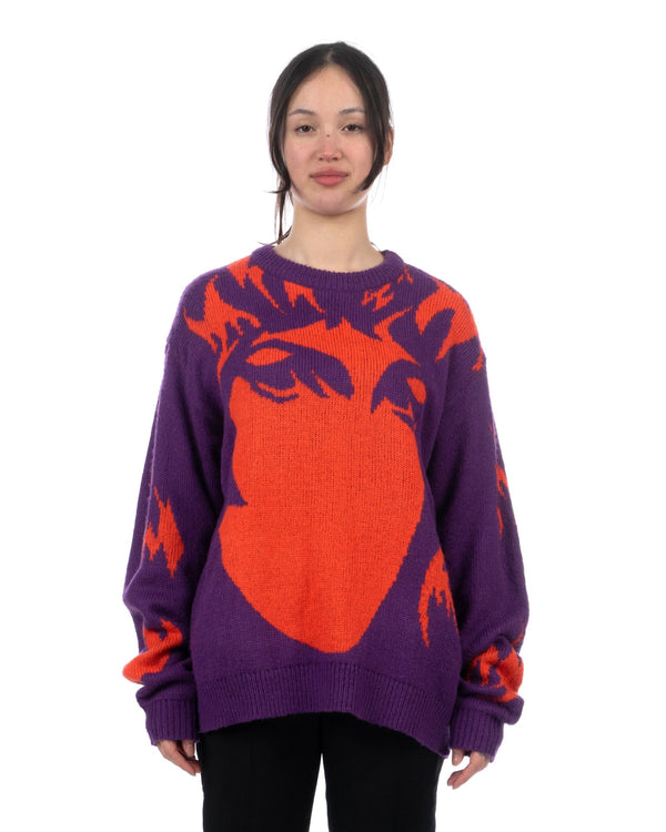 Perks and Mini (P.A.M.) | Handmaiden Sweater Purple - Concrete