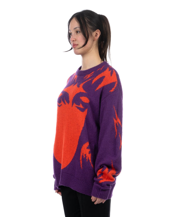 Perks and Mini (P.A.M.) | Handmaiden Sweater Purple - Concrete