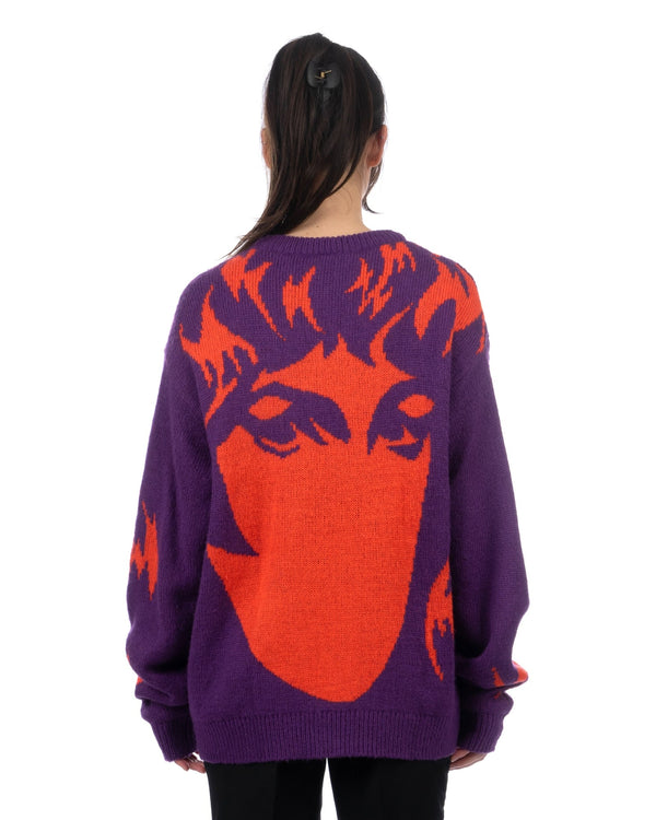 Perks and Mini (P.A.M.) | Handmaiden Sweater Purple - Concrete