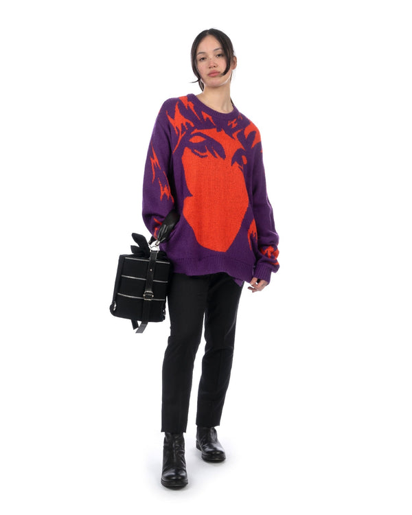 Perks and Mini (P.A.M.) | Handmaiden Sweater Purple - Concrete