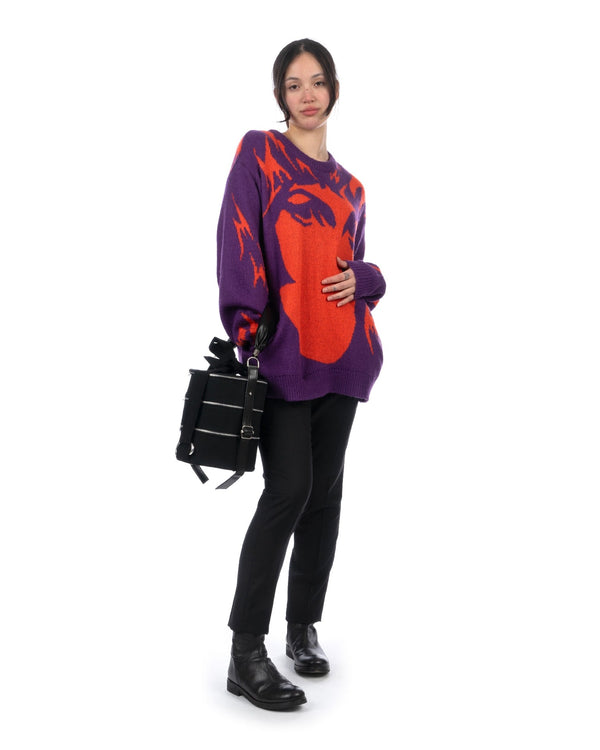 Perks and Mini (P.A.M.) | Handmaiden Sweater Purple - Concrete