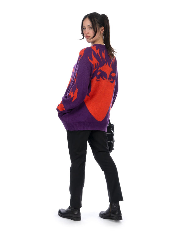 Perks and Mini (P.A.M.) | Handmaiden Sweater Purple - Concrete
