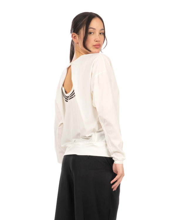 adidas Y-3 | W Fluid Blouson White - Concrete