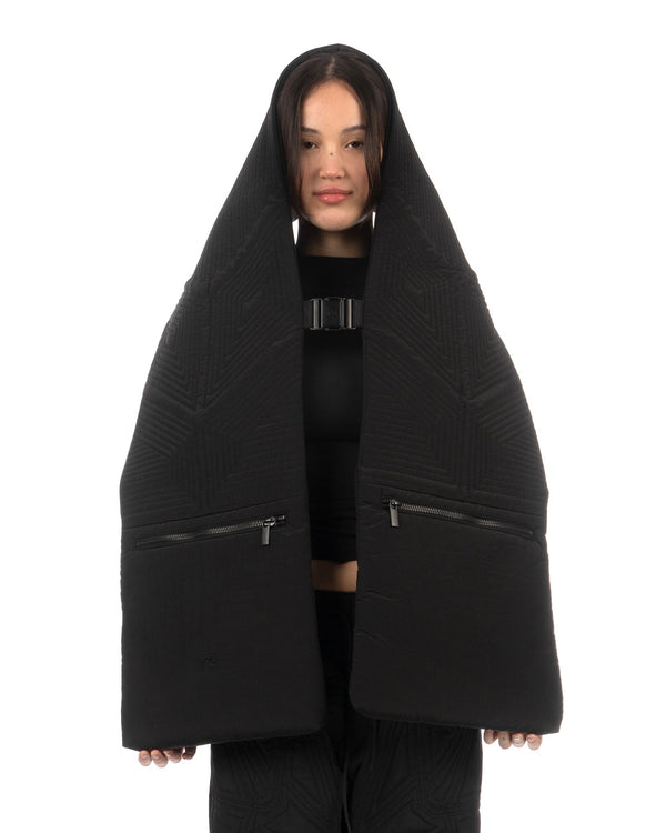 adidas Y-3 | Quilted Scarf Black - IP7161 - Concrete