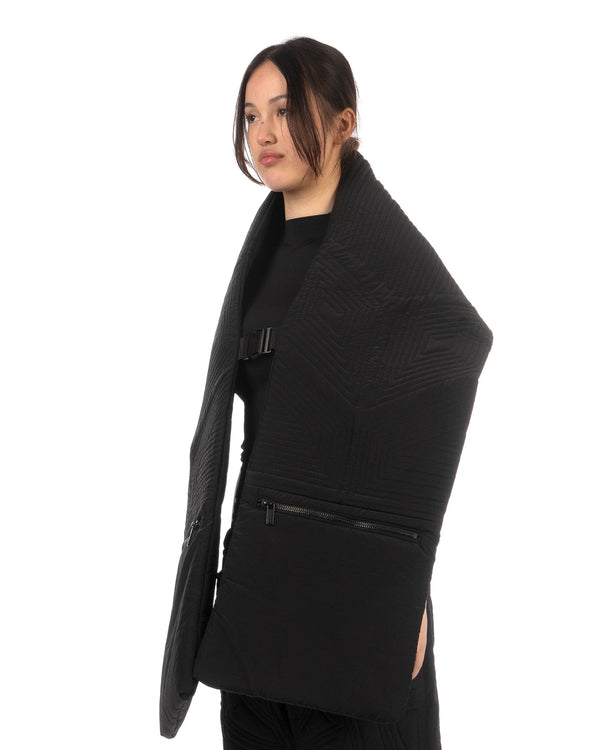 adidas Y-3 | Quilted Scarf Black - IP7161 - Concrete