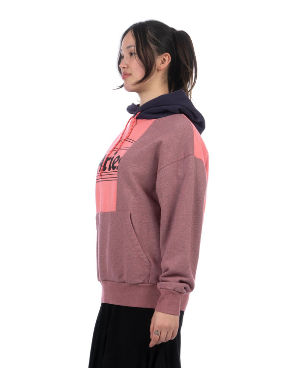 ARIES | OD Colourblock Temple Hoodie Pink - Concrete