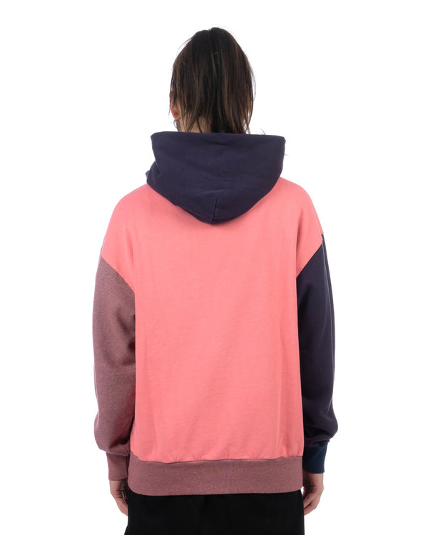 ARIES | OD Colourblock Temple Hoodie Pink - Concrete