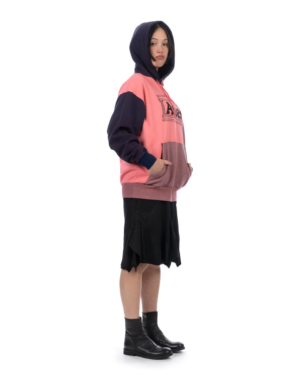 ARIES | OD Colourblock Temple Hoodie Pink - Concrete