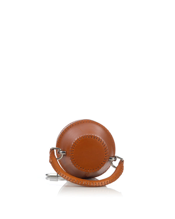 Saddermander | The Urn Petite Bag Cognac - Concrete