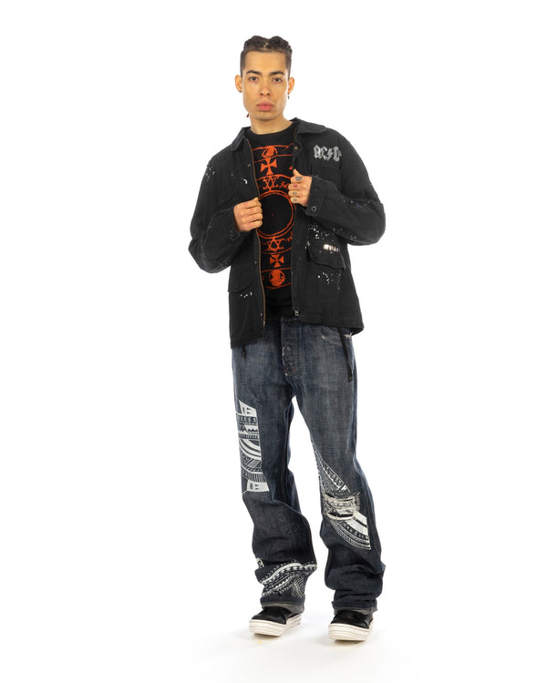 Buddhist Punk | Satan Tee Orange / Black - Concrete