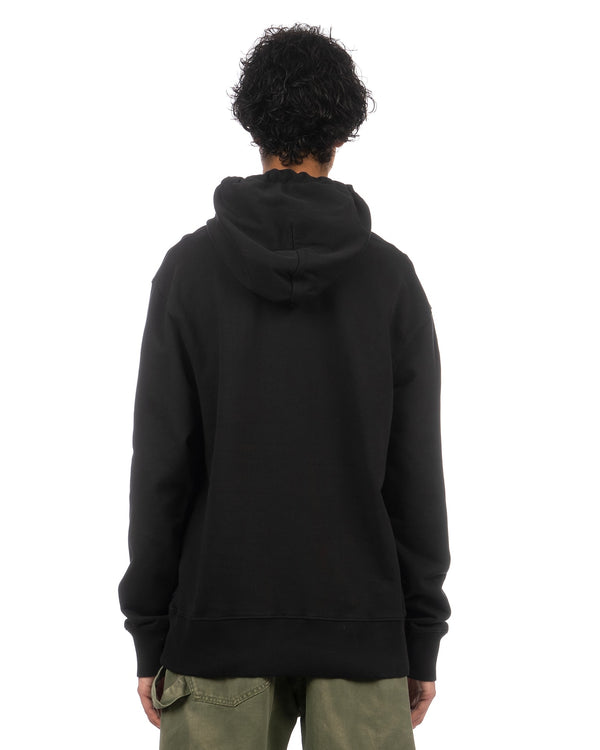 JW Anderson | Canary Embroidery Hoodie Black - Concrete