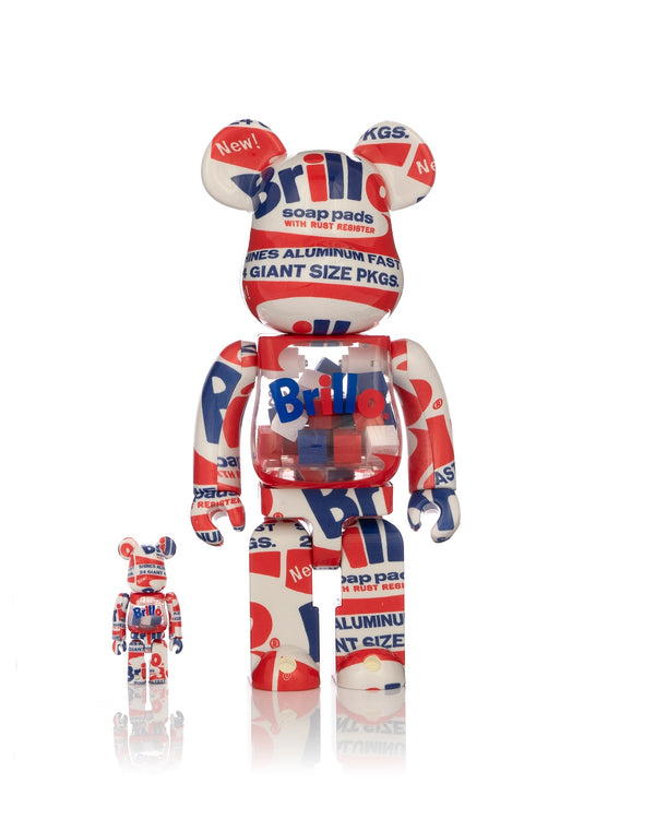Medicom Toy | BE@RBRICK ANDY WARHOL Brillo 2022 100% & 400% - Concrete