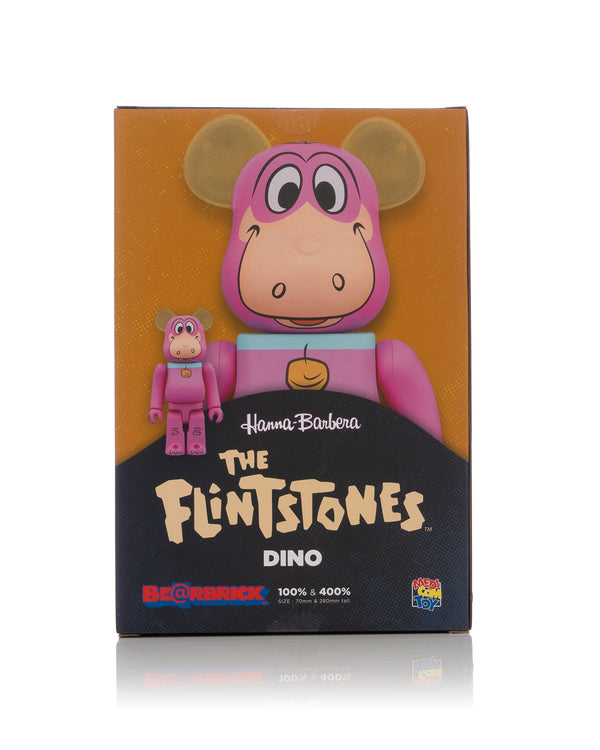 Medicom Toy | Be@rbrick 'The Flintstones' DINO 100% + 400% - Concrete