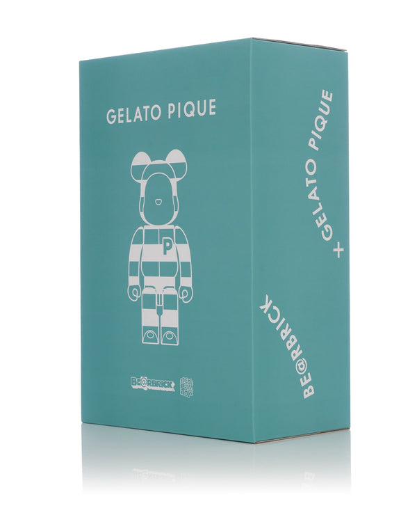 Medicom Toy | Be@rbrick x Gelato Pique Mint White 400% - Concrete