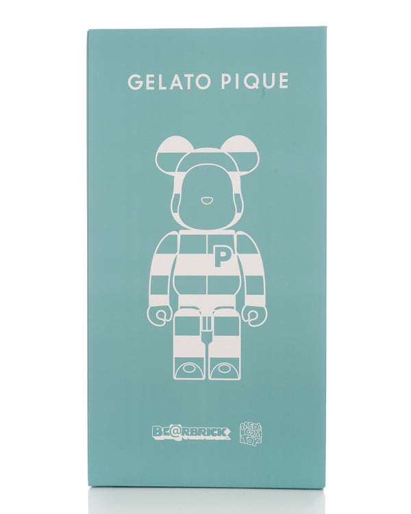 Medicom Toy | Be@rbrick x Gelato Pique Mint White 1000% - Concrete