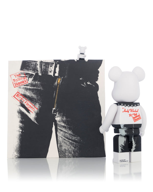 Medicom Toy | Be@rbrick The Rolling Stones Sticky Fingers 400% + 100% - Concrete