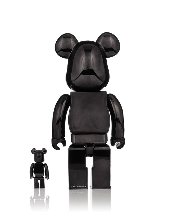 Medicom Toy | The Rolling Stones Lips & Tongue BLACK CHROME Ver. 100% & 400% - Concrete