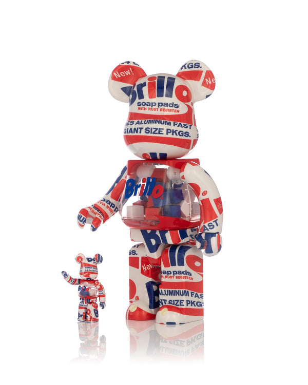 Medicom Toy | Be@rbrick Andy Warhol 'Brillo 2022' 400% + 100% - Concrete