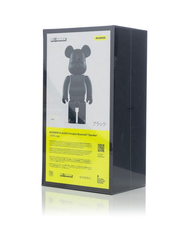 Medicom Toy | Be@rbrick Audio 400% Portable Speaker Black - Concrete