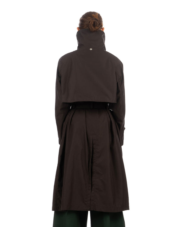 Beautiful People | Finx Weather Cloth Trench Coat Charcoal - Concrete