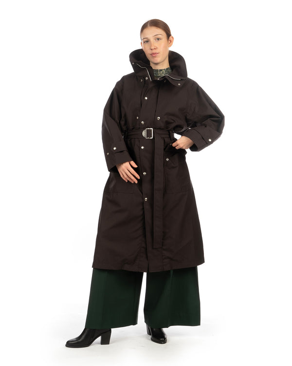 Beautiful People | Finx Weather Cloth Trench Coat Charcoal - Concrete