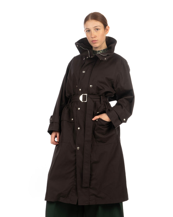 Beautiful People | Finx Weather Cloth Trench Coat Charcoal - Concrete