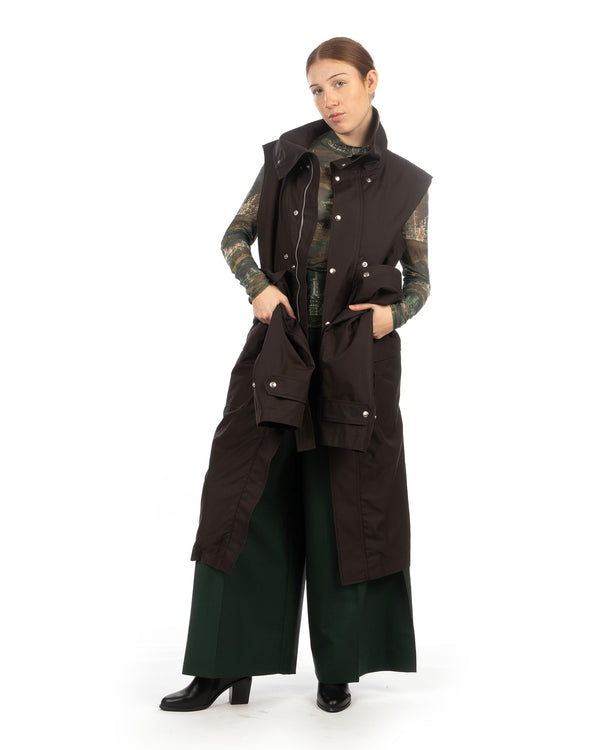 Beautiful People | Finx Weather Cloth Trench Coat Charcoal - Concrete