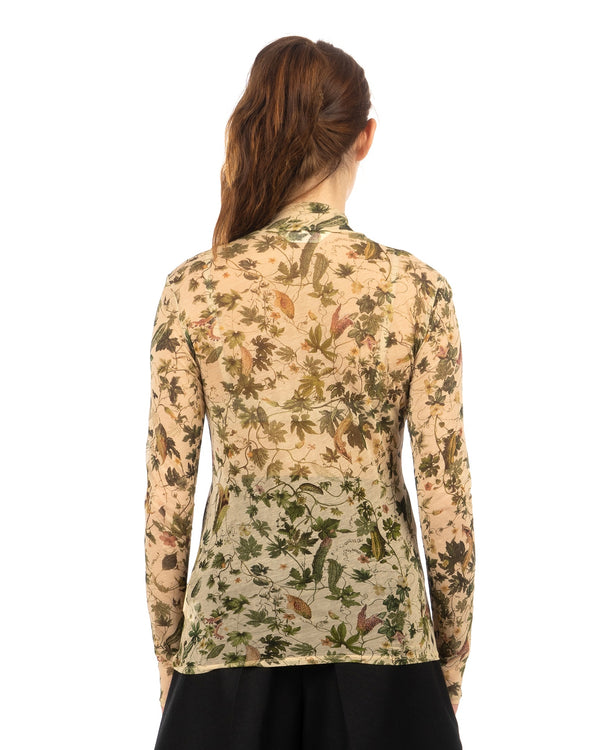 Beautiful People | Bitter Melon High Neck Top Beige - Concrete
