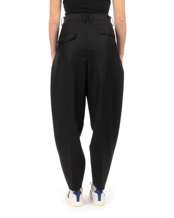 Beautiful People | British Surge 3-Tuck Top Pants Black - Concrete