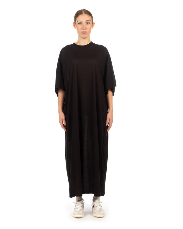 Beautiful People | High Gauge Jersey Dolman Dress Black - Concrete