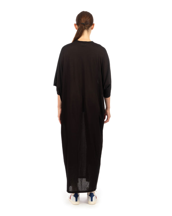 Beautiful People | High Gauge Jersey Dolman Dress Black - Concrete