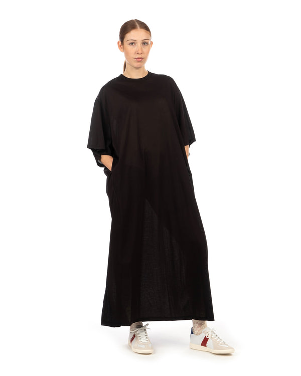 Beautiful People | High Gauge Jersey Dolman Dress Black - Concrete