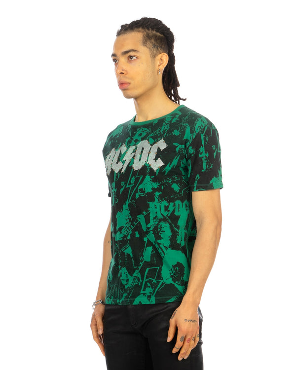 Buddhist Punk | ACDC Tee Midori Green - Concrete