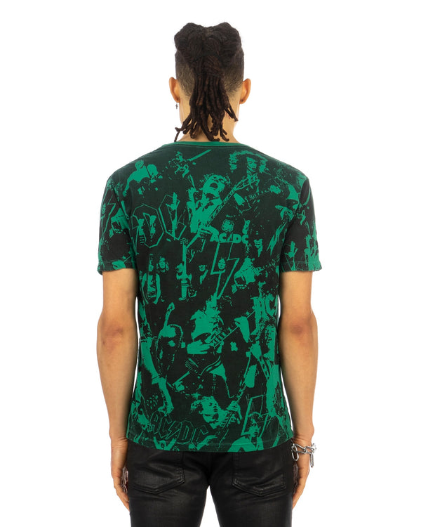 Buddhist Punk | ACDC Tee Midori Green - Concrete