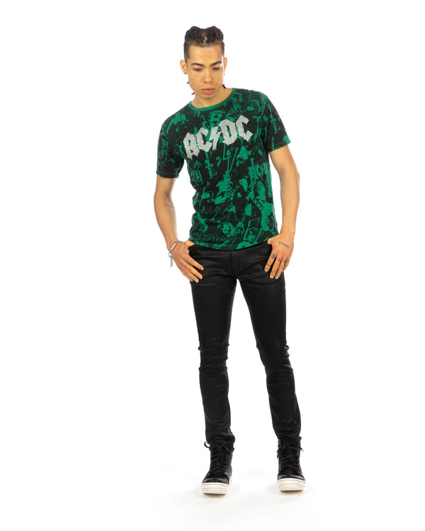 Buddhist Punk | ACDC Tee Midori Green - Concrete