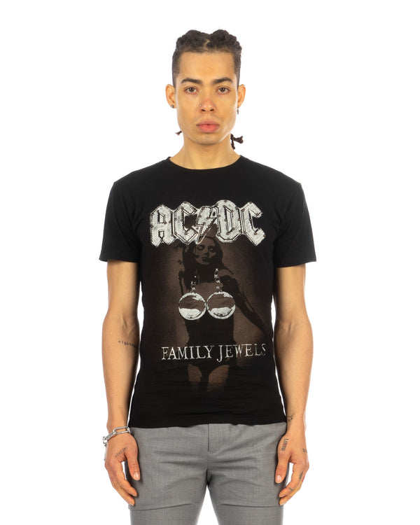 Buddhist Punk | ACDC Family Jewels Tee Black - Concrete