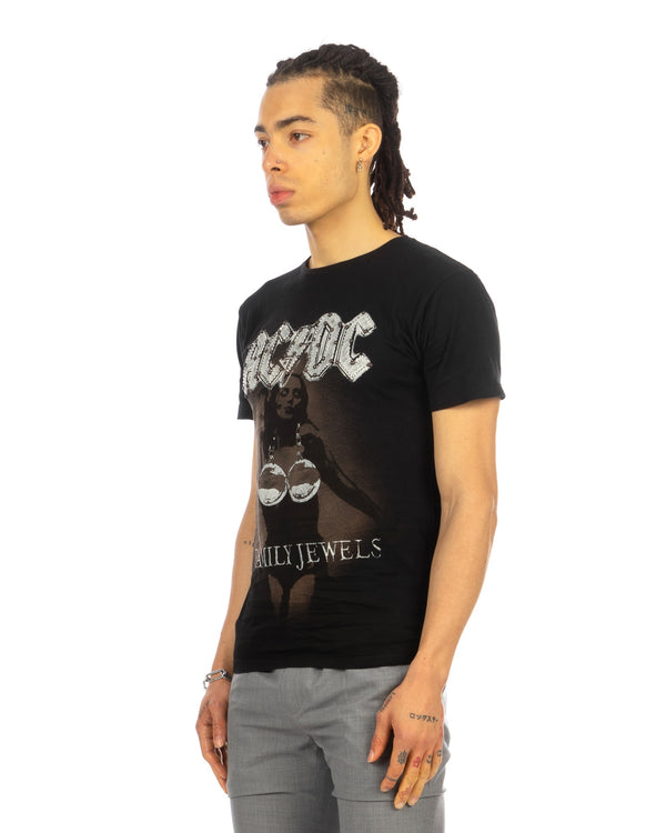 Buddhist Punk | ACDC Family Jewels Tee Black - Concrete